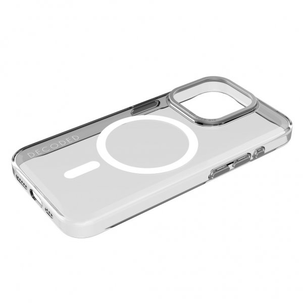 Decoded iPhone 15 Pro -kuoret kierrätettyä muovia, läpinäkyvä