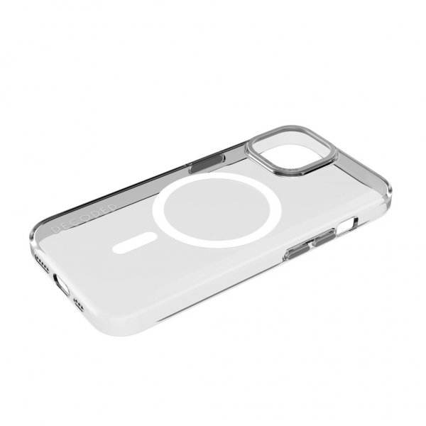 Decoded iPhone 15 -kuoret kierrätettyä muovia, läpinäkyvä