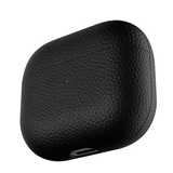 KeyBudz PodSkinz Artisan Series Airpods 3 -suojakuori, aitoa nahkaa, musta