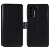 Nordic Covers Samsung Galaxy S21 FE Essential Leather Raven Black -kotelo