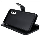 Nordic Covers Samsung Galaxy S21 FE Essential Leather Raven Black -kotelo