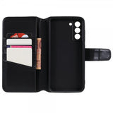 Nordic Covers Samsung Galaxy S21 FE Essential Leather Raven Black -kotelo