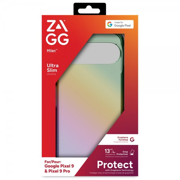 ZAGG Google Pixel 9/Pixel 9 Pro Kuori Milan Iridescent