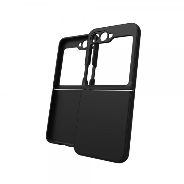 ZAGG Samsung Galaxy Z Flip 6/Flip 7 FE -suojakuori Bridgetown musta