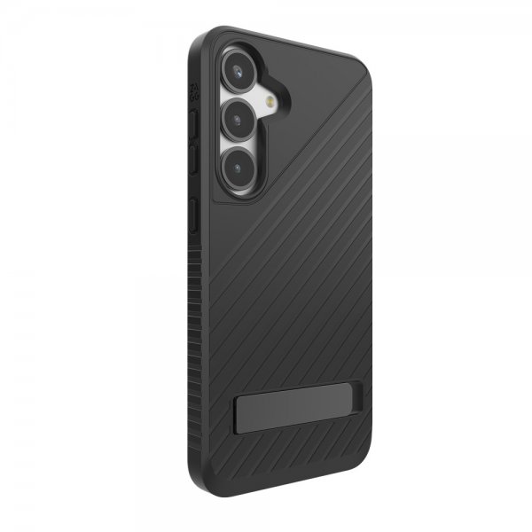 ZAGG Samsung Galaxy S25 Plus -suojakuori Denali Kickstand Musta