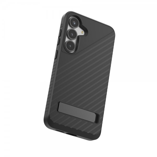 ZAGG Samsung Galaxy S25 Plus -suojakuori Denali Kickstand Musta