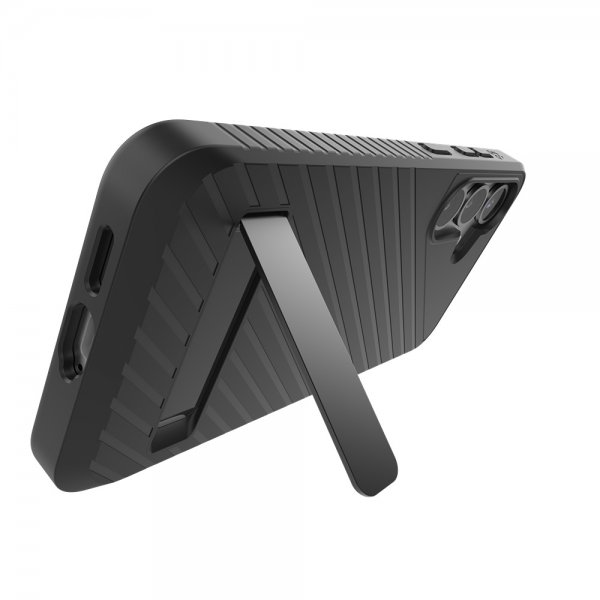 ZAGG Samsung Galaxy S25 Plus -suojakuori Denali Kickstand Musta
