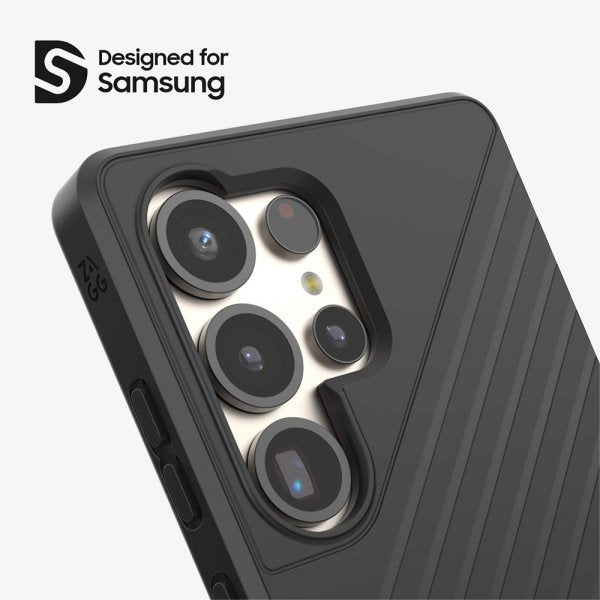 ZAGG Samsung Galaxy S25 Ultra -kuori Denali Kickstand, musta