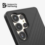 ZAGG Samsung Galaxy S25 Ultra -kuori Denali Kickstand, musta