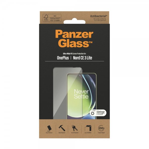 PanzerGlass OnePlus Nord CE 3 Lite 5G Näytönsuoja Ultra-Wide Fit