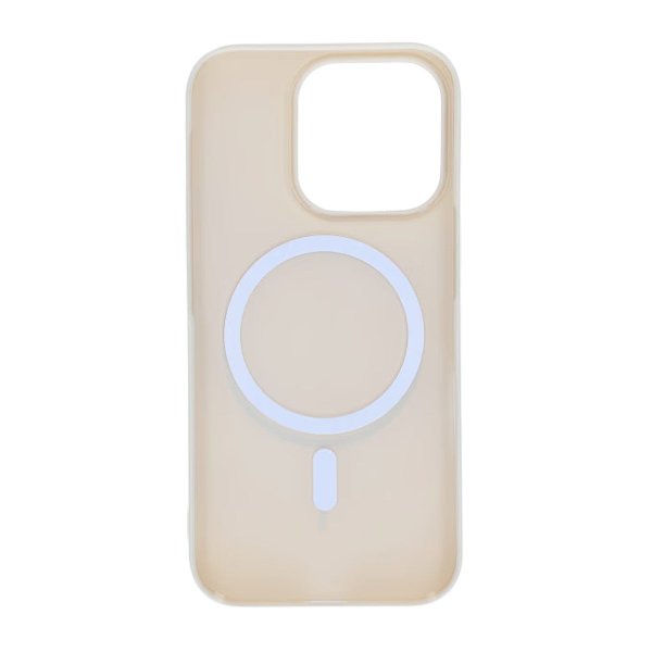 iPhone 16 Pro Kuori TPU MagSafe Kiiltävä Valkoinen