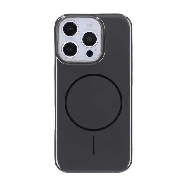 iPhone 16 Pro Kuori TPU MagSafe Kiiltävä Musta