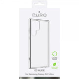 Puro Samsung Galaxy S22 Ultra Suojakuori Nude Transparent
