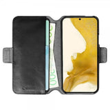 Krusell Samsung Galaxy S22 Plus -kotelo Leather PhoneWallet, musta