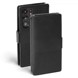 Krusell Samsung Galaxy S22 Ultra Kotelo Leather PhoneWallet Musta
