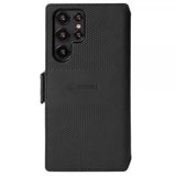 Krusell Samsung Galaxy S22 Ultra Kotelo Leather PhoneWallet Musta