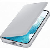 Samsung Alkuperäinen Galaxy S22 Plus -kotelo Smart LED View Cover Vaaleanharmaa