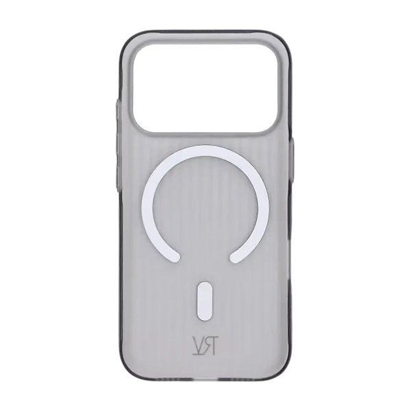 Rvelon iPhone 17 Pro Kotelo Aallotettu MagSafe Harmaa