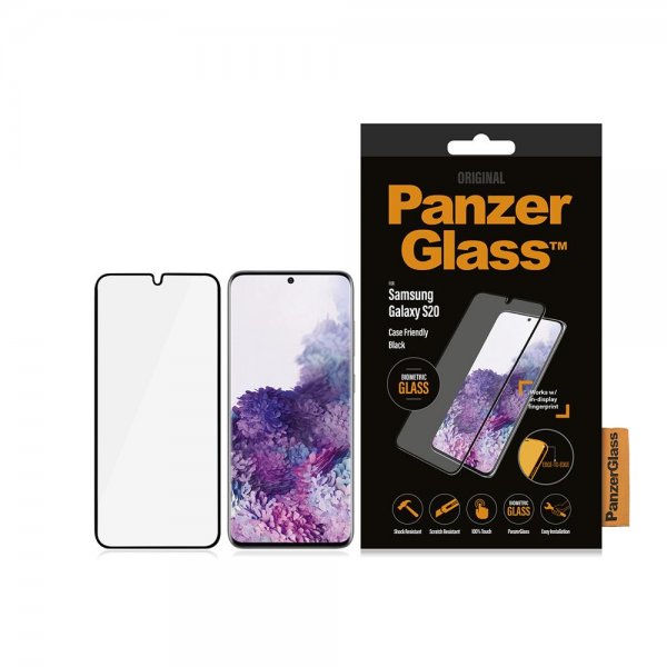PanzerGlass Samsung Galaxy S20 näytönsuoja CaseFriendly Biometric
