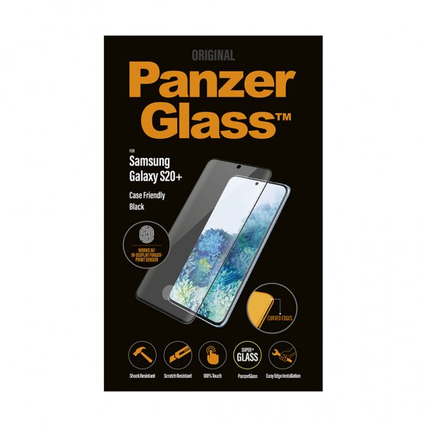 PanzerGlass Samsung Galaxy S20 Plus -näytönsuoja, CaseFriendly, sormenjälki