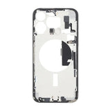 Keskikehys pikkutarvikkeilla iPhone 15 Pro Max - Valkoinen Titaani OEM