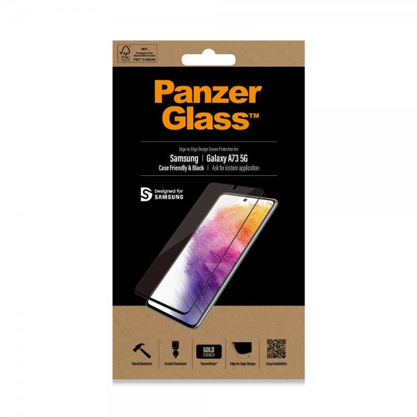 PanzerGlass Samsung Galaxy A73 näytönsuoja, Case Friendly
