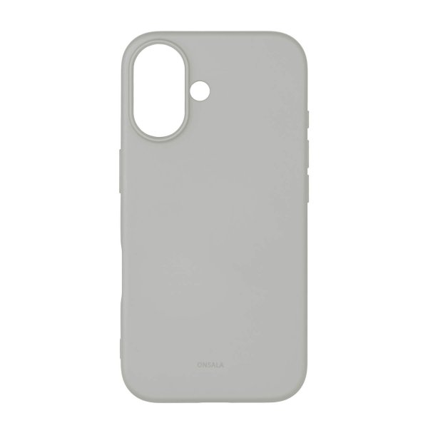 Onsala iPhone 16 Pro Kuori silikonituntuma Concrete