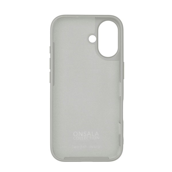 Onsala iPhone 16 Pro Kuori silikonituntuma Concrete
