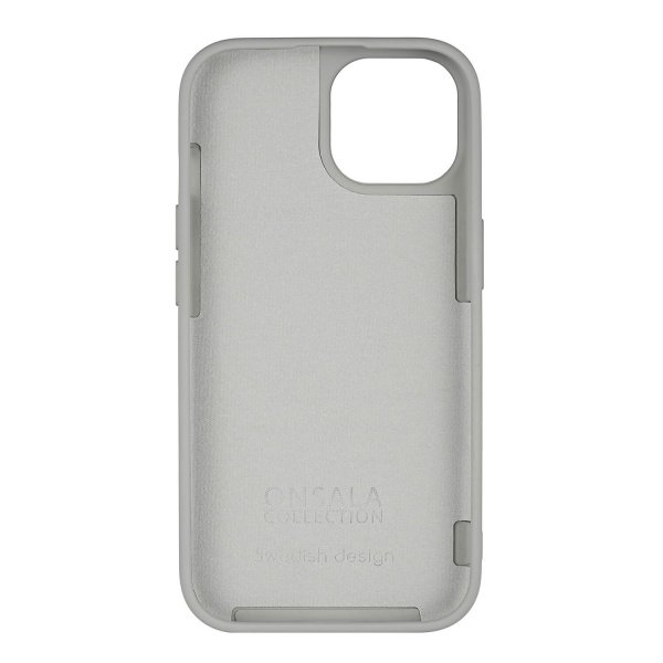 Onsala iPhone 13/iPhone 14/iPhone 15 Kuori Silikonituntuma Concrete