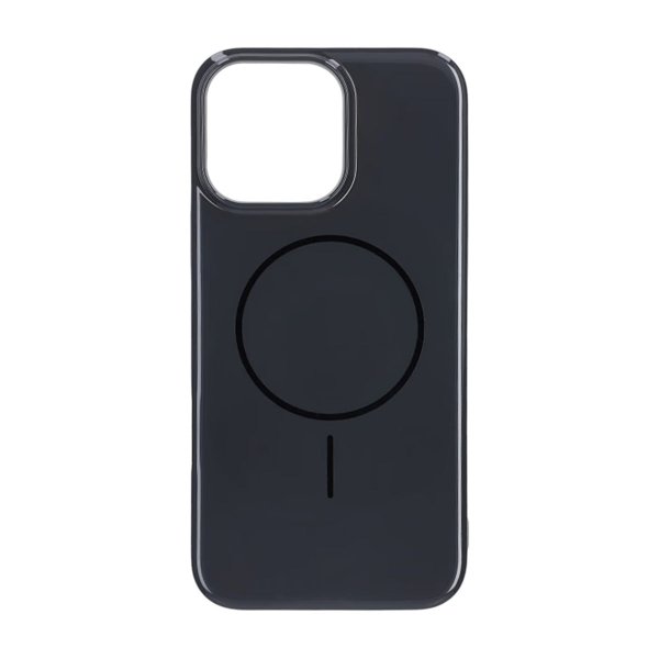 iPhone 16 Pro Max -kuori TPU MagSafe kiiltävä musta