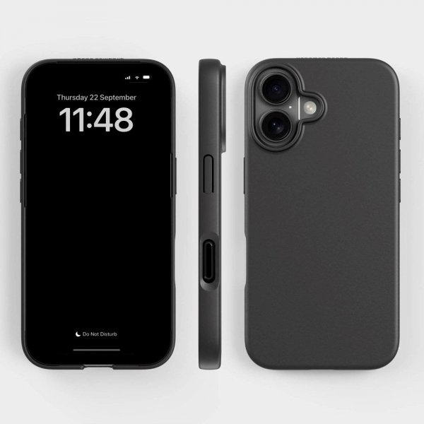 agood company iPhone 16 -suojakuori PLNTPRTCT Musta