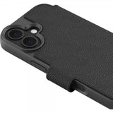 agood company iPhone 17 -kotelo Pyöreä lompakkokotelo Musta