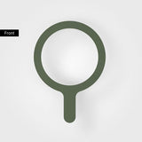 agood company Irrotettava MagSafe-rengas Moss Green