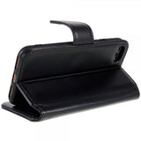 Nordic Covers iPhone 7/8/SE Essential Leather Raven Black -kotelo
