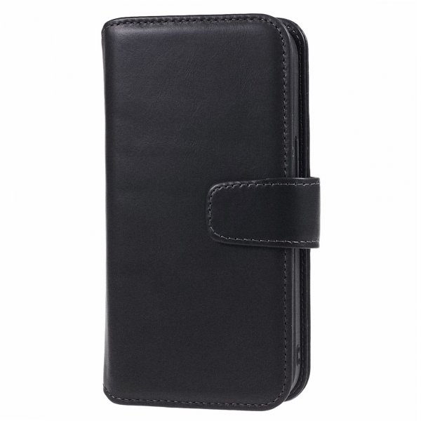 Nordic Covers iPhone 15 Plus MagLeather -kotelo, Raven Black