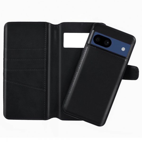 Nordic Covers Google Pixel 8a - MagLeather Suojakuori, Raven Black