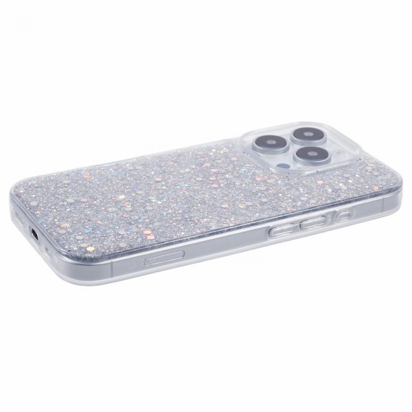 Nordic Covers iPhone 16 Pro Kuori Sparkle Series Stardust Silver