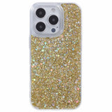 Nordic Covers iPhone 16 Pro Max -suojakuori, Sparkle Series, Citrine Gold