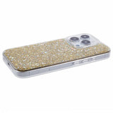 Nordic Covers iPhone 16 Pro Max -suojakuori, Sparkle Series, Citrine Gold
