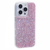 Nordic Covers iPhone 16 Pro -kuori, Sparkle Series, Blossom Pink