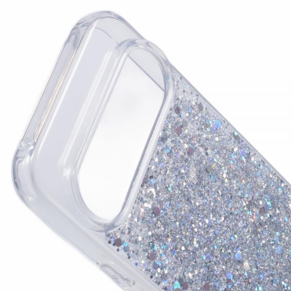 Nordic Covers Google Pixel 9 Pro XL -suojakuori, Sparkle Series, Stardust Silver