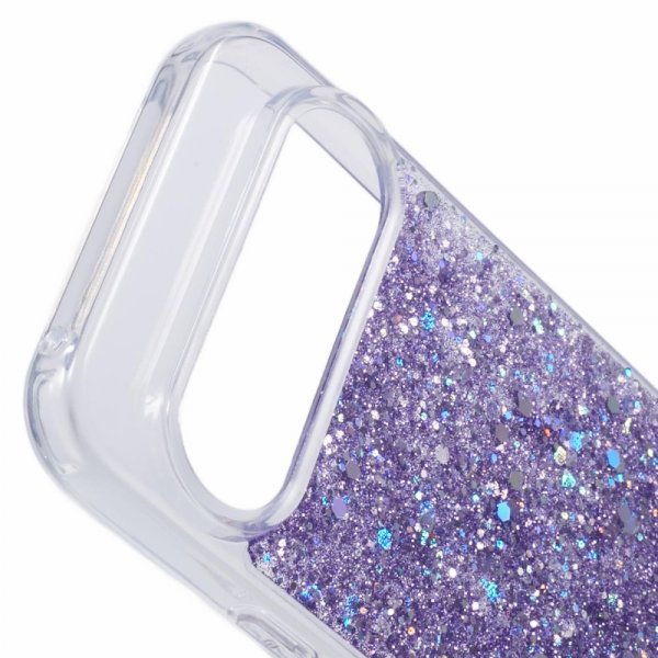Nordic Covers Google Pixel 9 Pro XL -suojakuori, Sparkle Series, liila