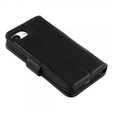 Nordic Covers iPhone 16./17. Essential Leather -suojakotelo Raven Black