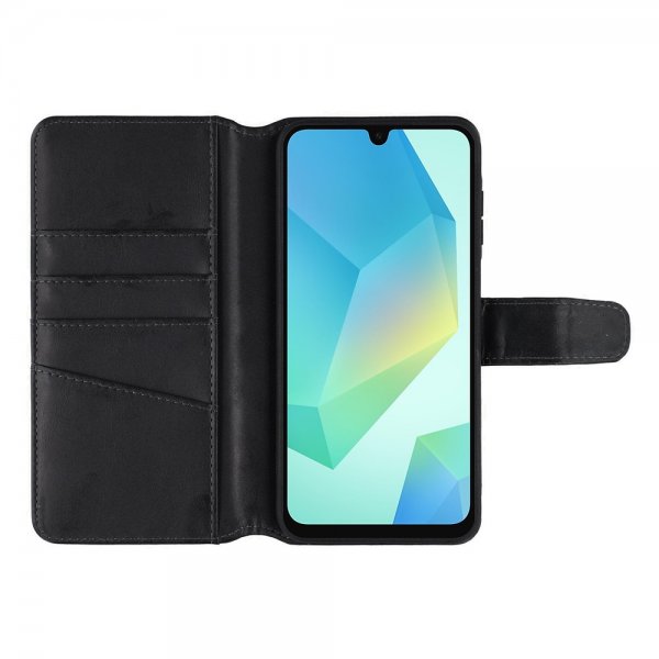 Nordic Covers Samsung Galaxy A16 -suojakotelo, Essential Leather Raven Black