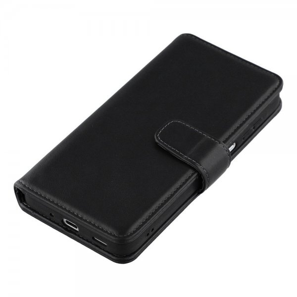 Nordic Covers Samsung Galaxy A16 -suojakotelo, Essential Leather Raven Black