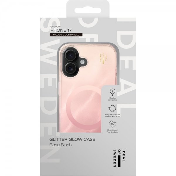 Ideal of Sweden iPhone 17 -kuori kirkas kotelo MagSafe Rose Blush
