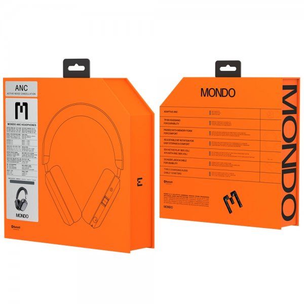 Mondo langattomat kuulokkeet Mondo Over-Ears ANC Graphite