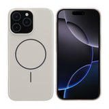 iPhone 16 Pro Max Kuori TPU MagSafe Kiiltävä Valkoinen