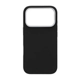 iPhone 17 Pro Max Kuori Silikoni MagSafe Jalusta Musta