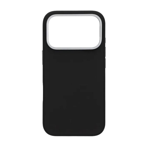 iPhone 17 Pro Silikonkuori MagSafe-jalustalla Musta